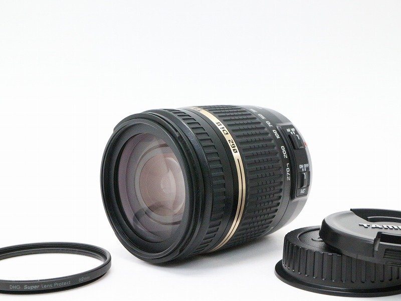 ●○【良品】TAMRON B008 18-270mm F3.5-6.3 Di II VC PZD Canon カメラレンズ 高倍率 ズーム キャノンEFマウント タムロン●021156002○●_画像1