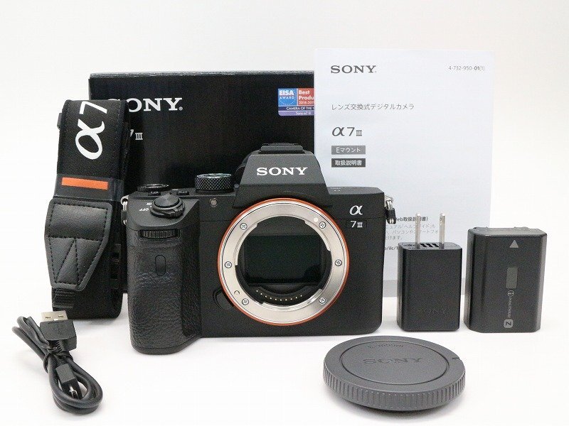 ●○【良品・総シャッター数5000回以下・元箱付】SONY α7III ILCE-7M3 ミラーレス 一眼カメラ ボディ Eマウント ソニー○●021155001m○●