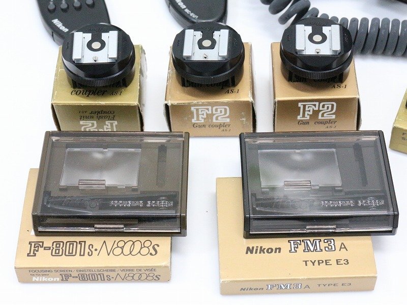 ●○Nikon BELLOWS/スクリーン/アングルファインダー/ケース/ガンカプラー 他 アクセサリーセット ニコン○●824041303J○●の画像7