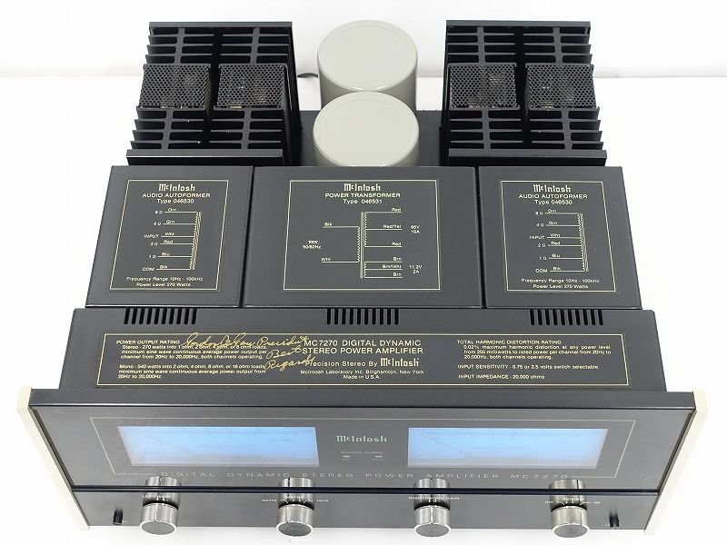 ■□McIntosh MC7270 パワーアンプ マッキントッシュ 正規品□■019341002W□■の画像2