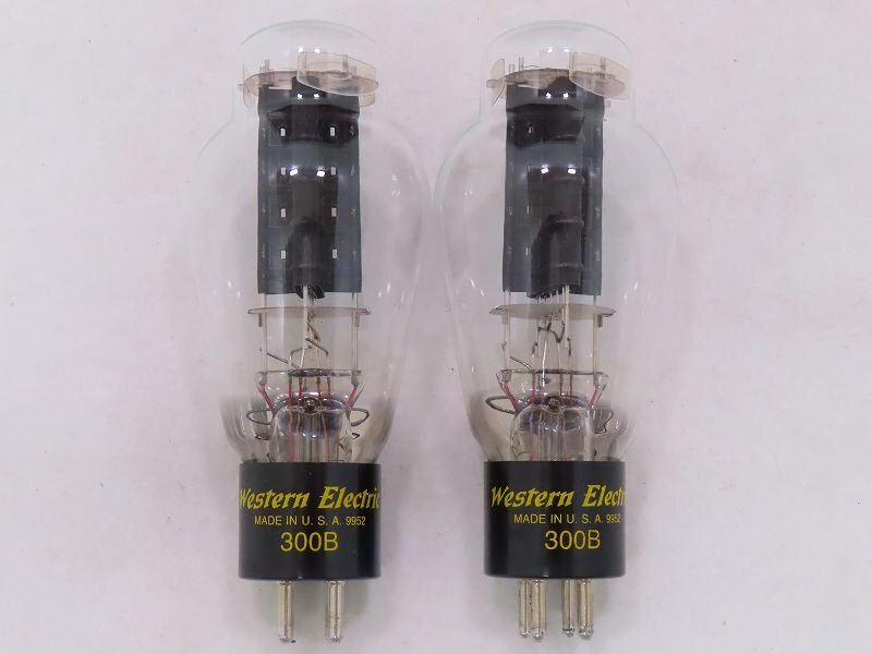 ■□Western Electric 300B 真空管 2本 S/N 9952 ウエスタンエレクトリック□■015853004m□■