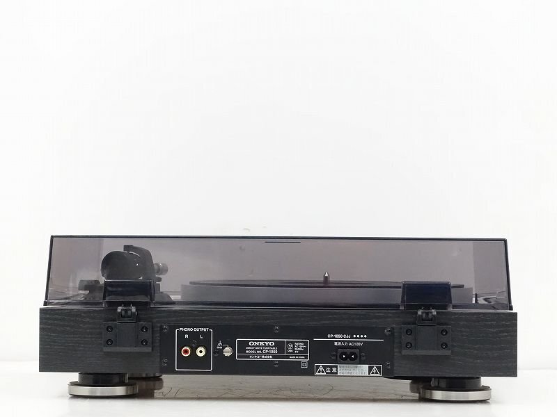 ■□ONKYO CP-1050/NAGAOKA ARGENTO113 レコードプレーヤー レコードクリーナー付 オンキョー□■020916005-2□■の画像3