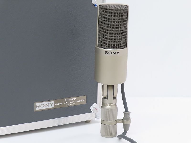 ■□SONY ECM-56P コンデンサーマイク ソニー ケース/元箱付□■025500001m□■の画像1