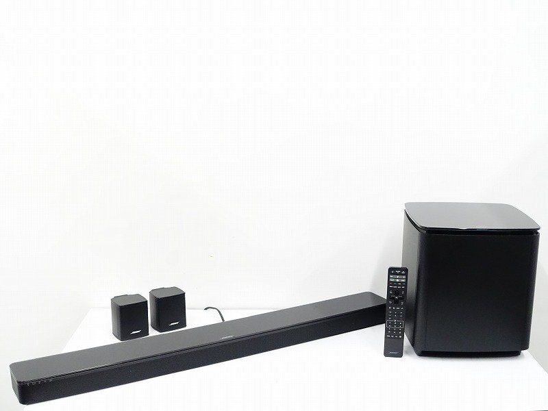 ■□BOSE SoundTouch 300 Soundbar/Acoustimass 300 BASS MODULE/Surround Speakers サウンドバー 他セット ボーズ□■021195002-2□■