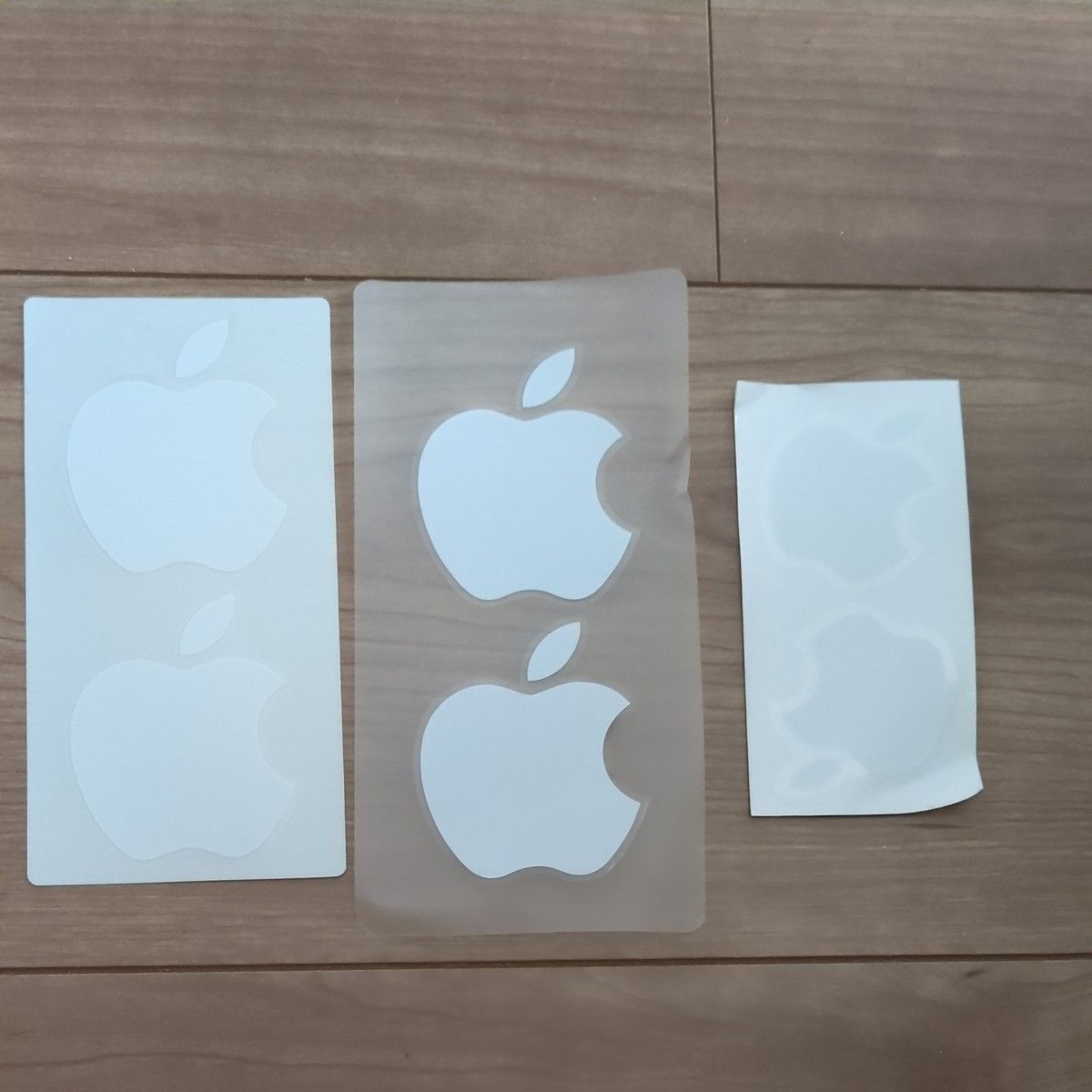 ステッカー シール Apple アップル iPhone ロゴ ホワイト リンゴ