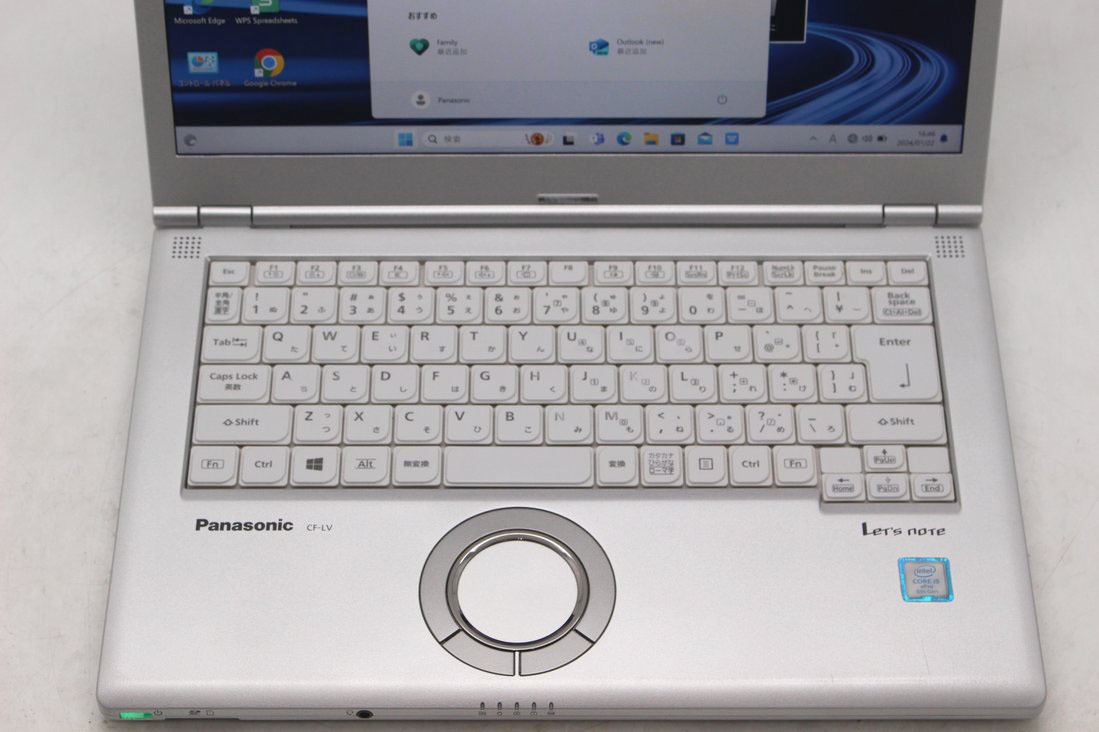 中古良品 フルHD 14インチ Panasonic CF-LV7/R Windows11 八世代Core i5-8350u 8GB 256GB-SSD カメラ 無線 Office 中古パソコン Win11 税無_画像6