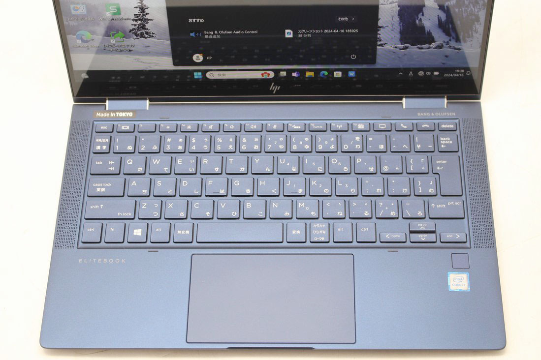 美品 フルHD タッチ 13.3インチ HP Elite DragonFly Windows11 八世代 i7-8565u 16GB 爆速NVMe 512GB-SSD カメラ 無線Wi-Fi6 Office付 税無_画像7