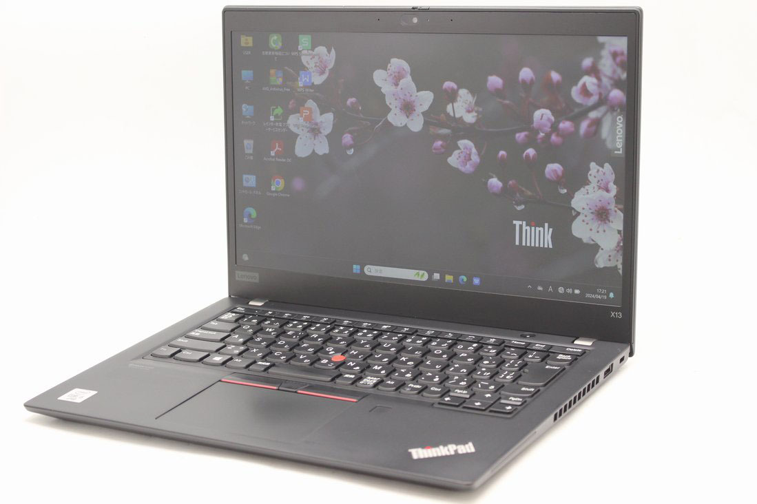 中古美品 フルHD 13.3型 Lenovo ThinkPad X13 Gen1 Type-20T3 Windows11 10世代 i5-10310u 8GB NVMe 256GB-SSD カメラ 無線Wi-Fi6 Office付の画像2