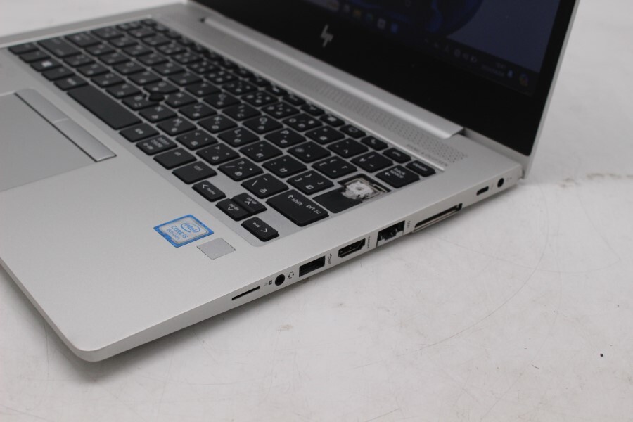 中古訳有 フルHD 13.3型 HP EliteBook 830 G6 Windows11 八世代 i5-8265U 8GB NVMe 256GB-SSD カメラ 無線Wi-Fi6 Office付 管:1844mの画像3