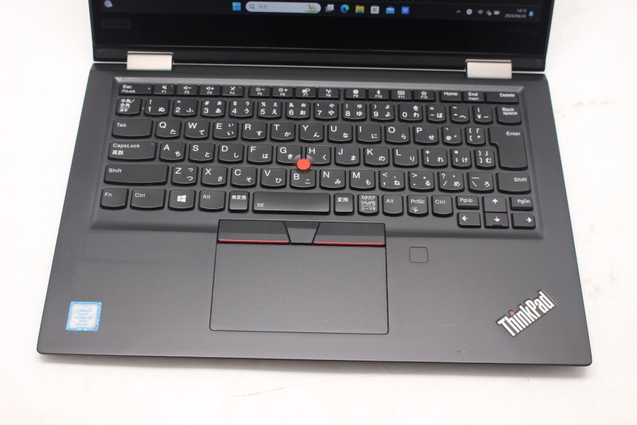 中古 フルHD タッチ 13.3型 Lenovo ThinkPad X390 Yoga Windows11 八世代 i5-8365U 16GB NVMe 256GB-SSD カメラ 無線 Office付 管:1348mの画像8