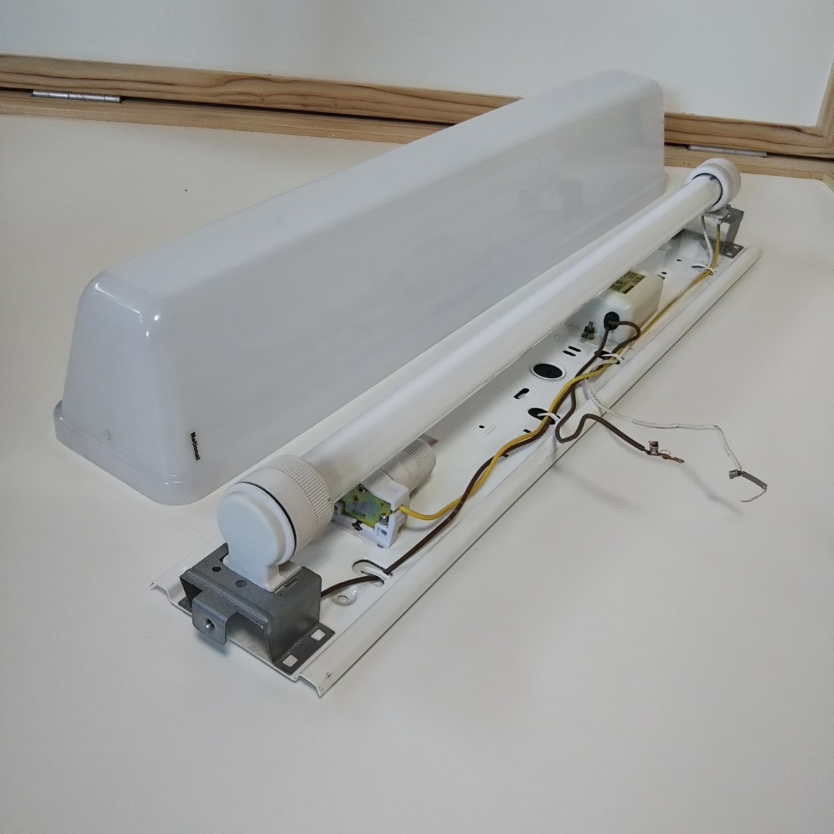  unused storage goods National/ National fluorescent lamp lighting equipment HW725T-R48 60Hz outdoors for acrylic fiber with cover 