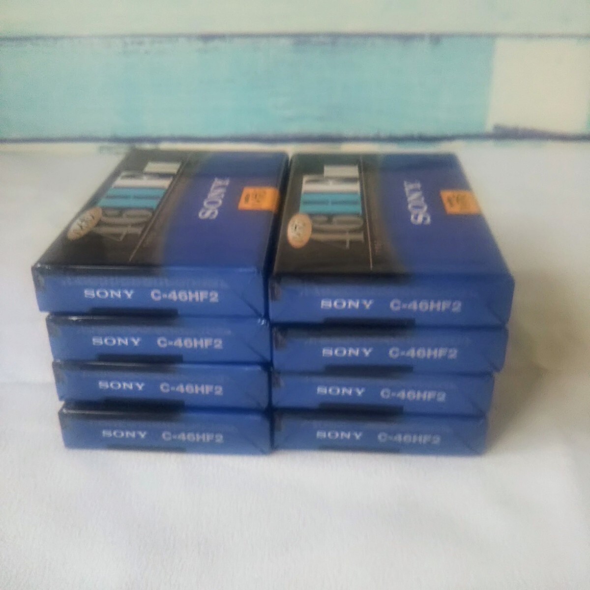 未開封／ SONY カセットテープ C-46HF2 ベーシック ハイポジ 8本 オーディオカセットテープ ハイポジション の画像6