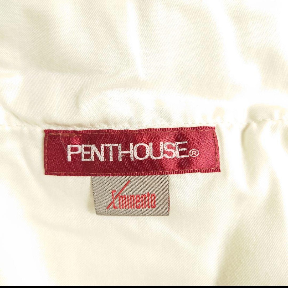 PENTHOUSE ペントハウス ボトムス パンツ チノパン ストレート フルレングス カジュアル 大きめ メンズ オフホワイト 無地 綿 W94 XL ss6_画像10