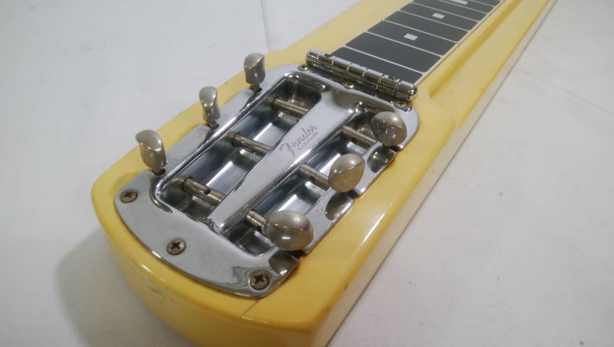 館◎A1 Fender スチールギター DLX-6 ハードケース付/Deluxe6 フェンダー ビンテージ 6弦 steel guitar FULLERTON CALIFORNIA ジャンク