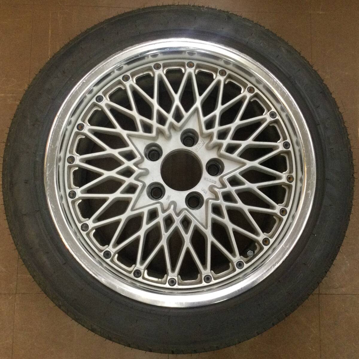 旧車 ドリフト 深リム SSR フルリバース TYPE-D 16インチ 8J 114.3-5 ナンカン/NS-20 195/50R16 2本セット！！_画像2