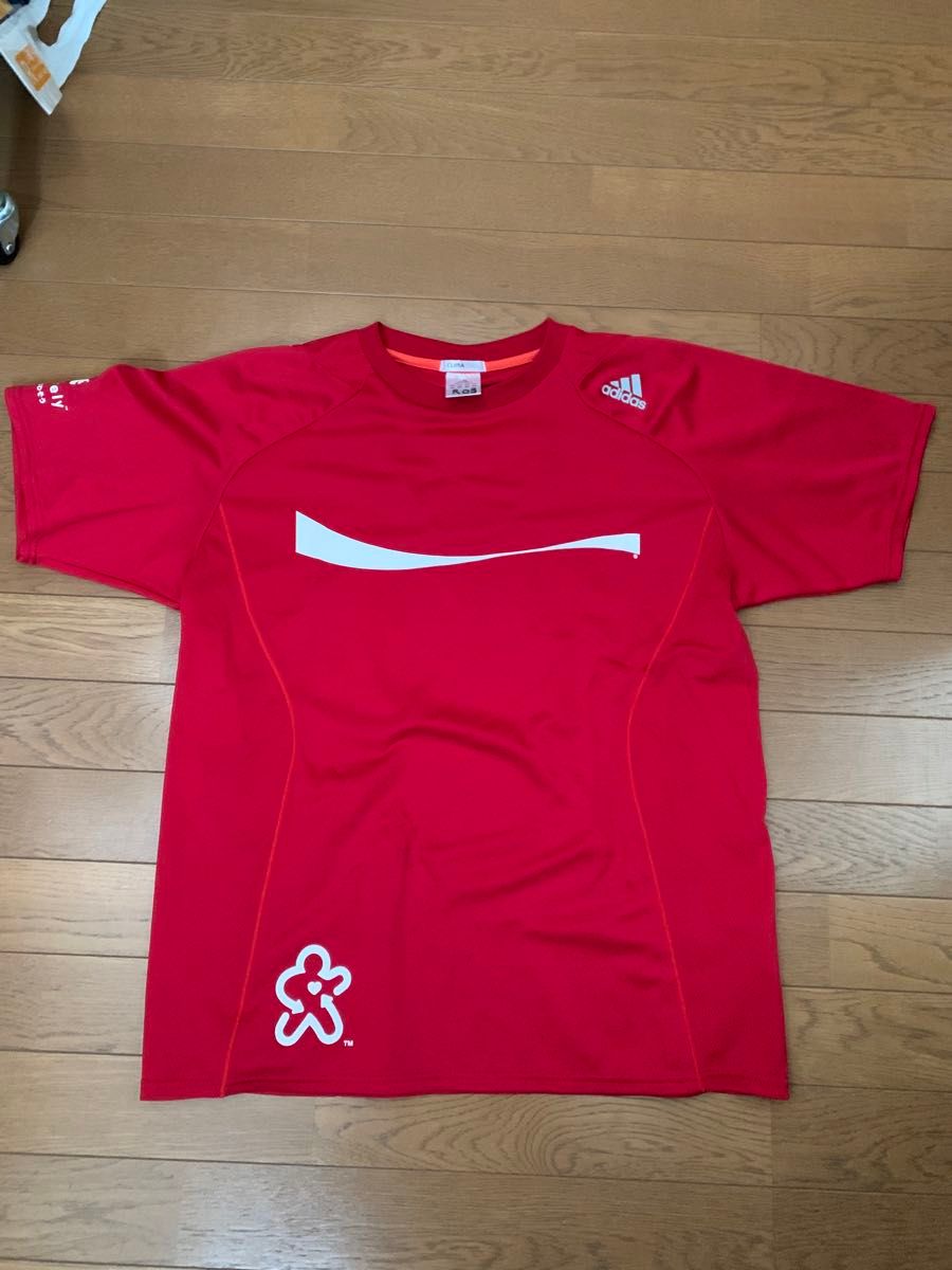 激レア　非売品　adidas コカコーラTシャツ