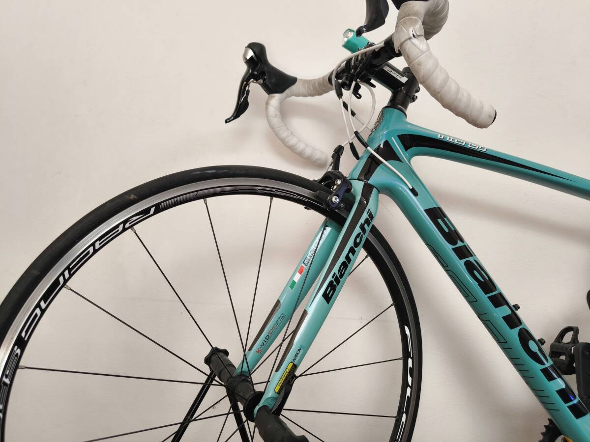 【引取限定】　BIANCHI インテンソ　2014 フレームサイズ53cm　インテンソ/フル105構成　工具/スタンド/空気入れ/サドルバッグフルセット_画像5