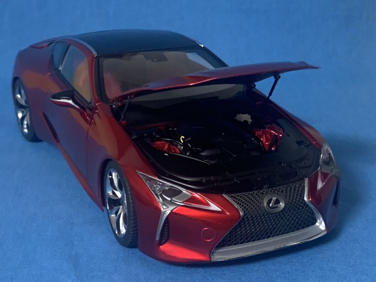 1/18 オートアート 78873 レクサス LC500 LEXUS 1円 1円〜 1円スタート 絶版 入手困難 希少 レア ダークローズ メタリックレッド レッド_画像8