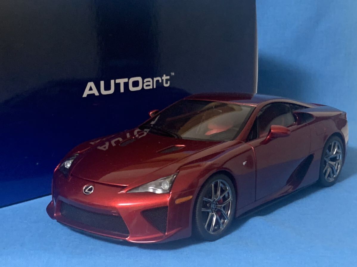 1/18 オートアート 78853 レクサス LFA LEXUS 1円 1円〜 1円スタート 絶版 入手困難 希少 レア パールレッド レッド_画像1