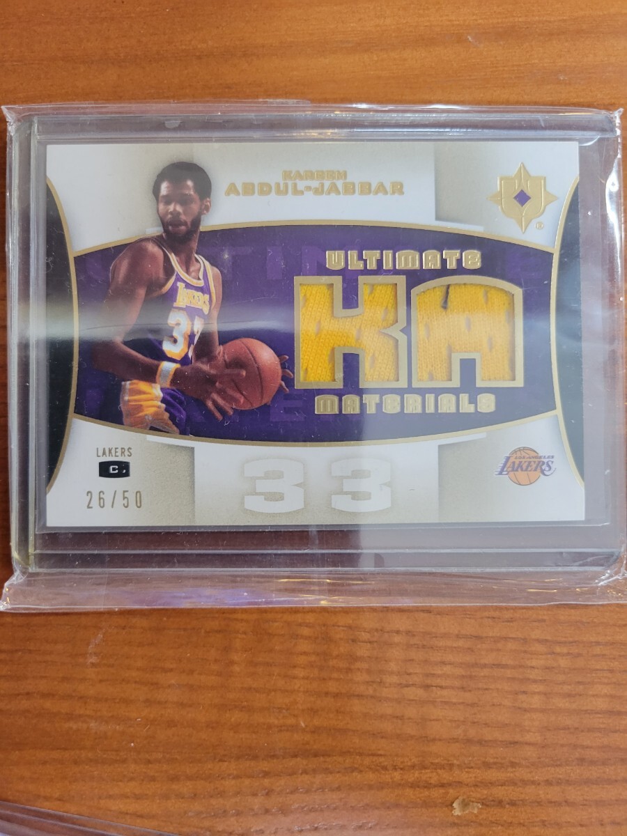 07-08 Ultimate Materials Jersey Kareem Abdul Jabbar 50シリ Lakers アブドル ジャバー カリーム ジャージの画像1