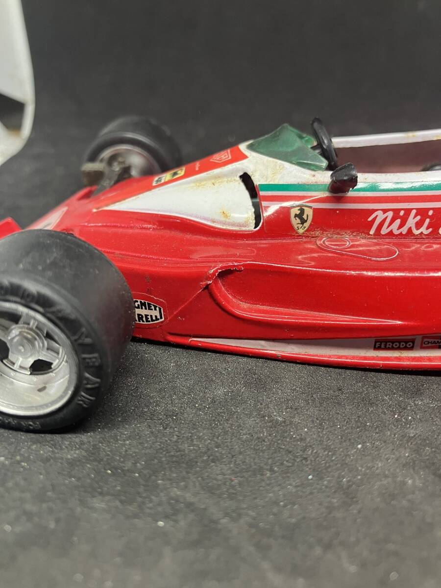 1円 希少 レア EIDAI 永大 FERRARI フェラーリ 312 T2 1/20 ミニカー 玩具 おもちゃ レトロ ヴィンテージ コレクション 現状品 保管品の画像8