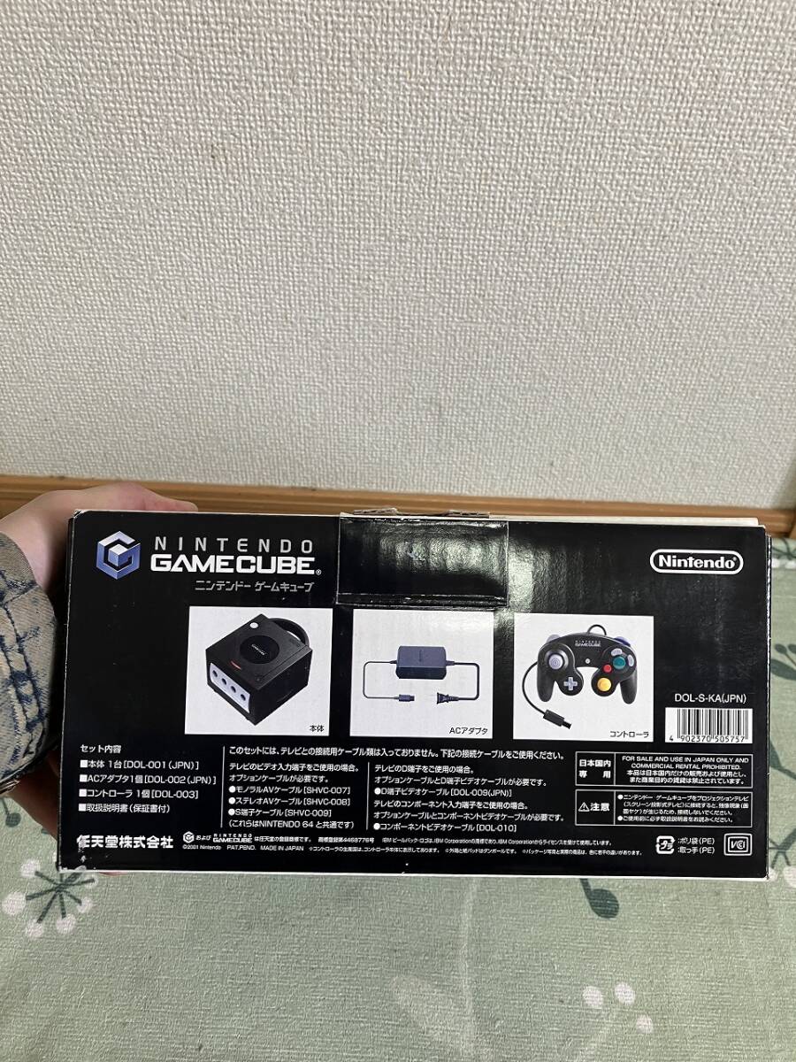 1円 希少 レア NINTENDO 任天堂 GAME CUBE ゲームキューブ DOL-001 家庭用 ゲーム機 元箱 付属品 現状品 保管品 コレクション GC 当時物の画像6