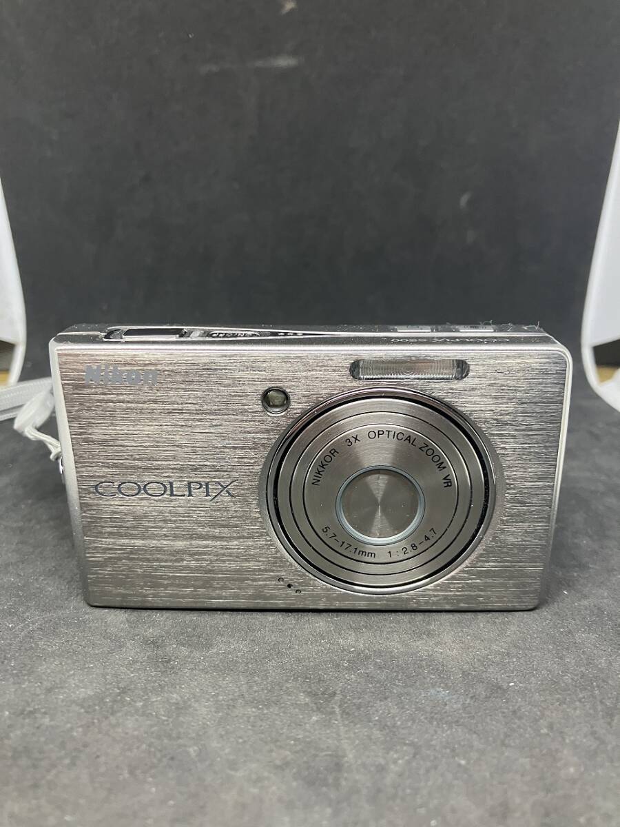 1円 希少 レア Nikon COOLPIX S500 ニコン クールピクス デジタル カメラ デジカメ コンパクト 付属品付 コレクション 現状品 保管品の画像5