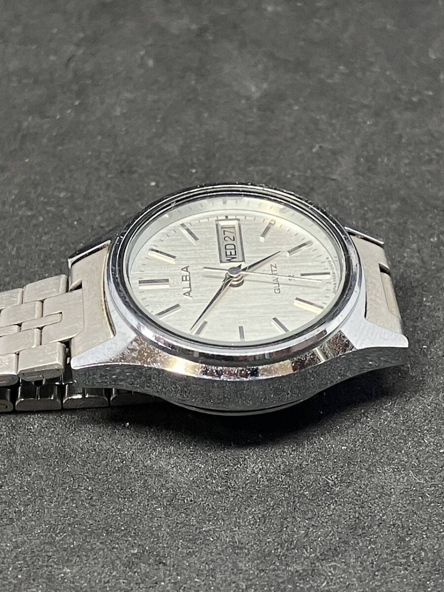 1円 希少 レア SEIKO セイコー ALBA アルバ メンズ 腕時計 デイデイト Y468-0010R 現状品 保管品 コレクション レトロ ヴィンテージ