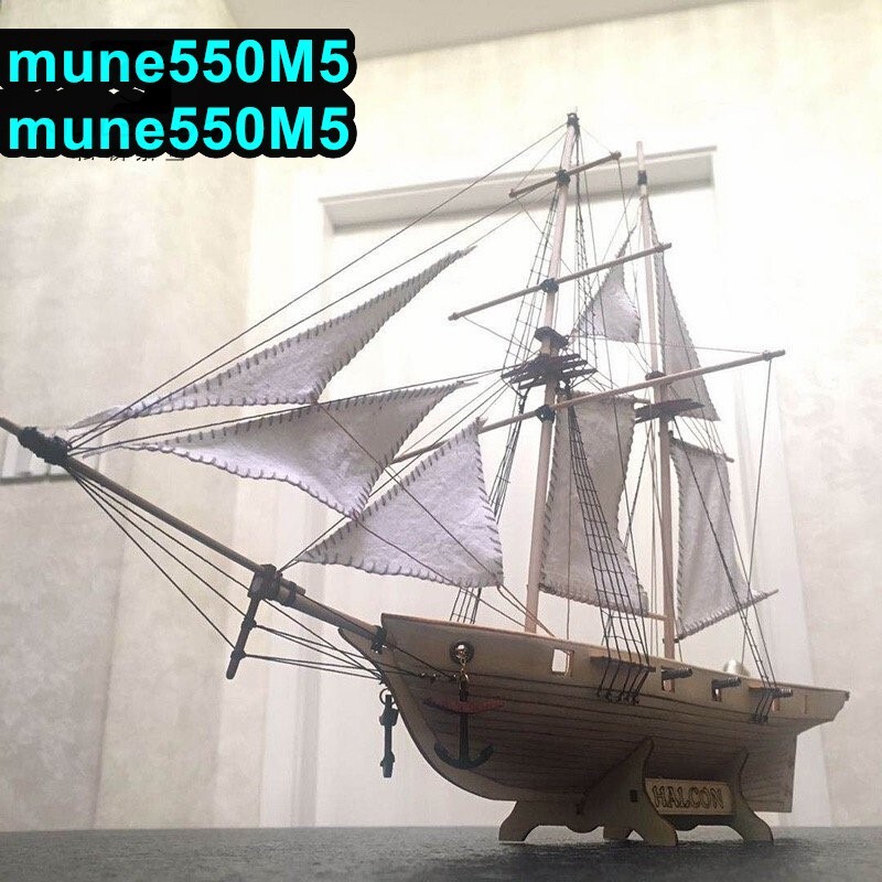  sailing boat model kit beginner parts set wooden assembly kit yacht 