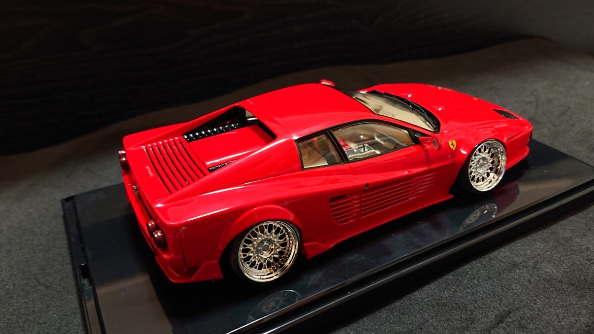  Fujimi 1/24 Ferrari 512TR 512M способ custom пластиковая модель конечный продукт с футляром б/у товар 