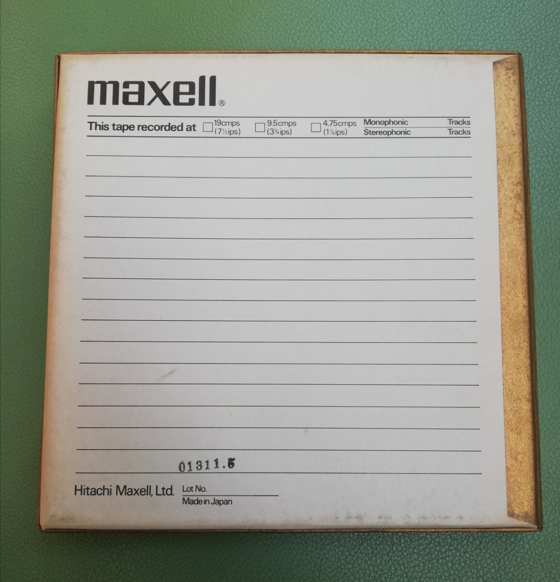  maxell UD 35-60B オープンリールテープ 日本マクセル MAXELL used 送料無料 の画像3