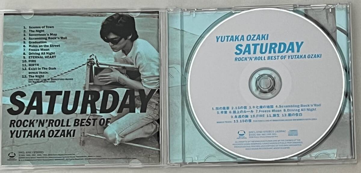 尾崎豊 CD SATURDAY〜ROCKNROLL BEST OF YUTAKA OZAKI【極上中古品】の画像2