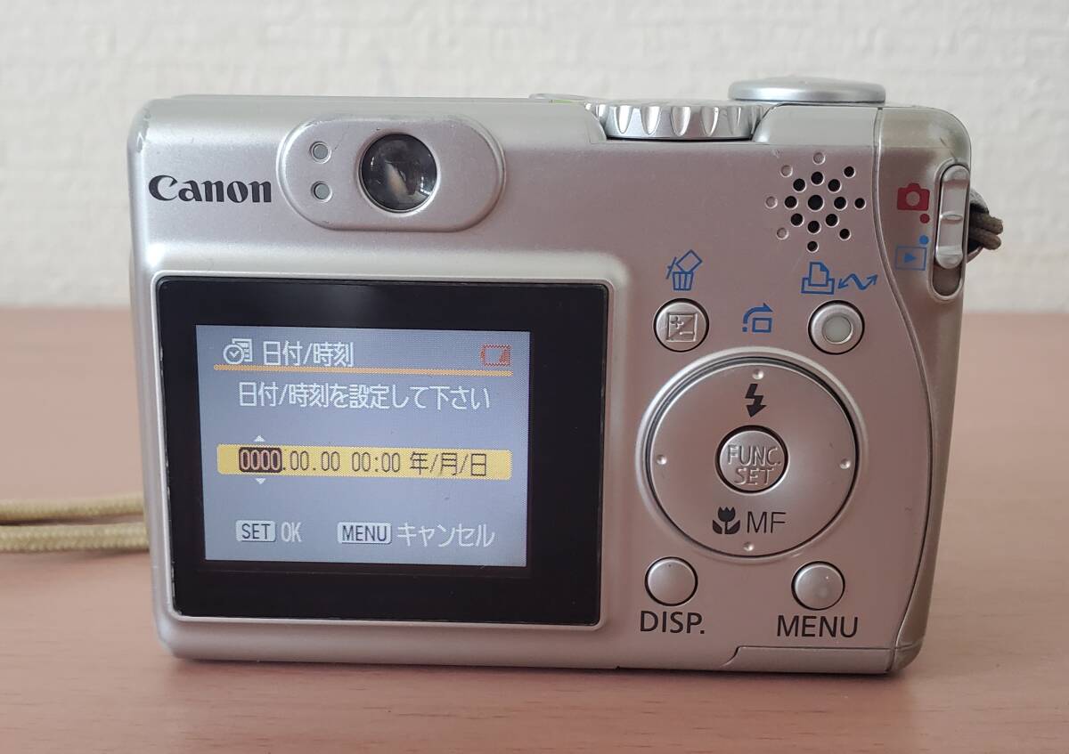 14685　キャノン　デジタルカメラ　デジカメ　パワーショット　A530　通電のみ確認