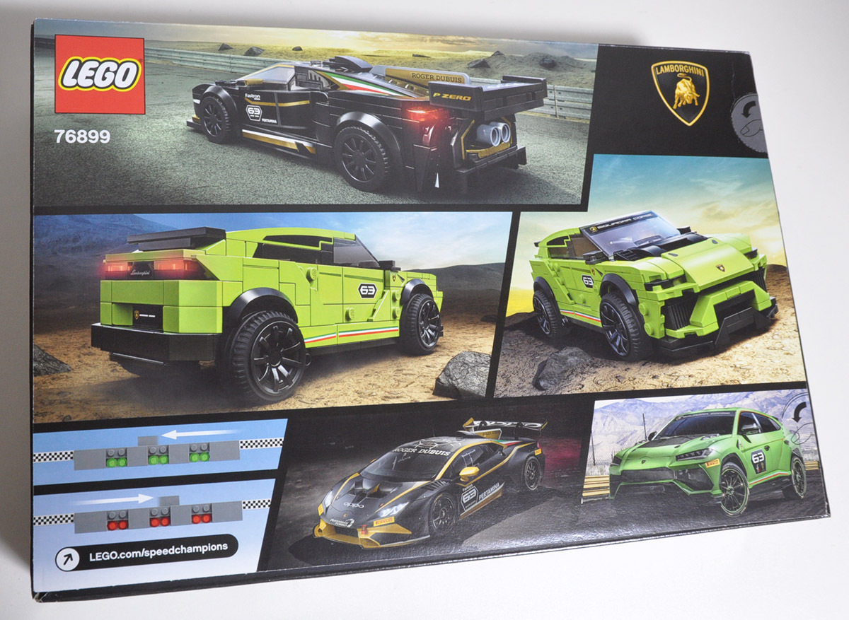 新品未開封 LEGO 76899 スピードチャンピオン ランボルギーニ ウルスST-X & ウラカン・スーパートロフェオ EVO レゴ