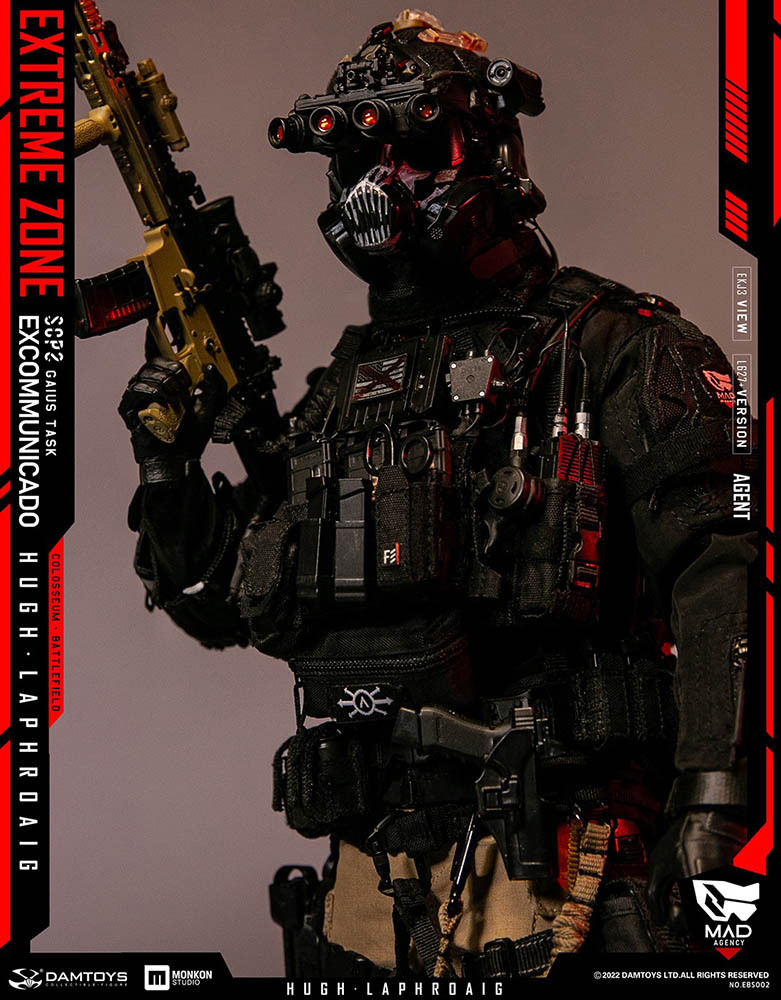 DAMTOYS 1/6 radio headset EBS002 Extreme Zone e-jentohyu-* rough roig inspection DAM VTS DID hot toys 