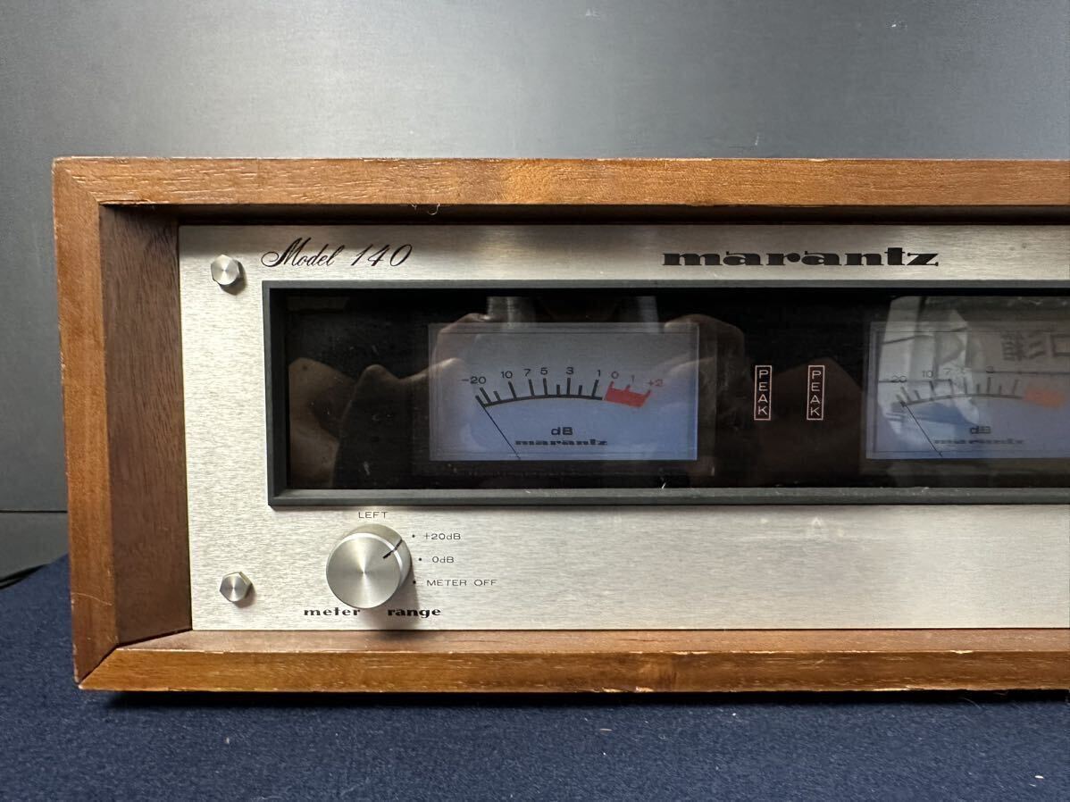 [M14] marantz マランツ Model 140 アンプ 通電確認済 ステレオ パワーアンプ _画像3