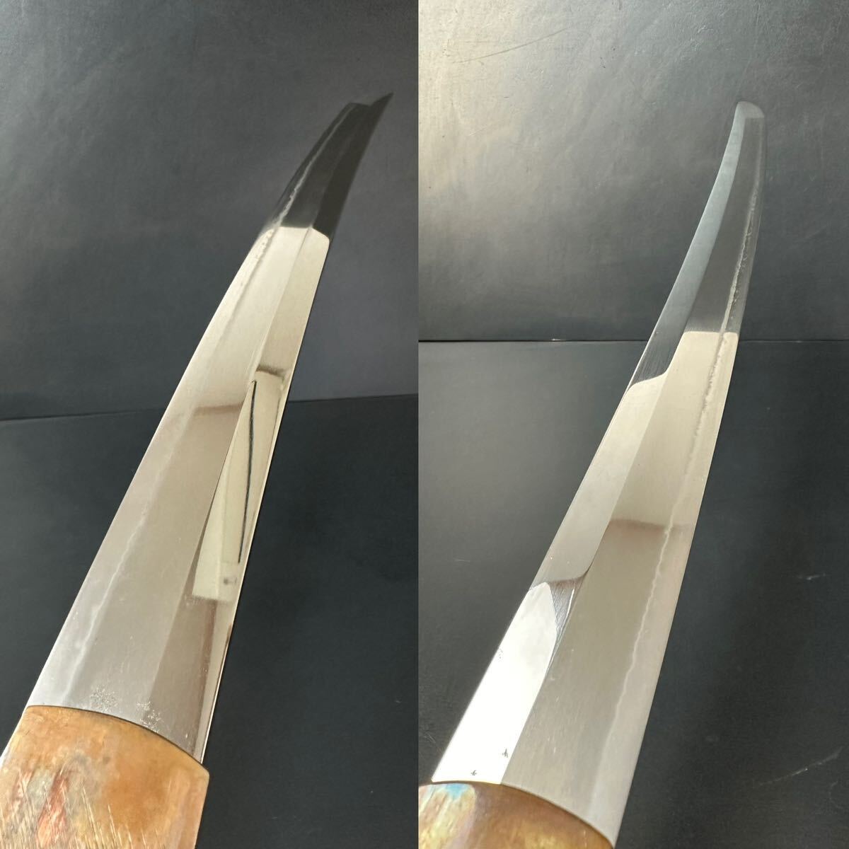 [A145]日本刀 刀 60.6cm 一作物 無銘 拵 刀剣 武具 真剣 _画像2