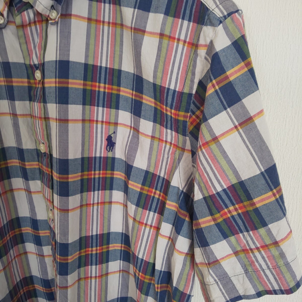 [ бесплатная доставка ]Ralph Lauren( Ralph Lauren ) мужской рубашка с коротким рукавом M размер 