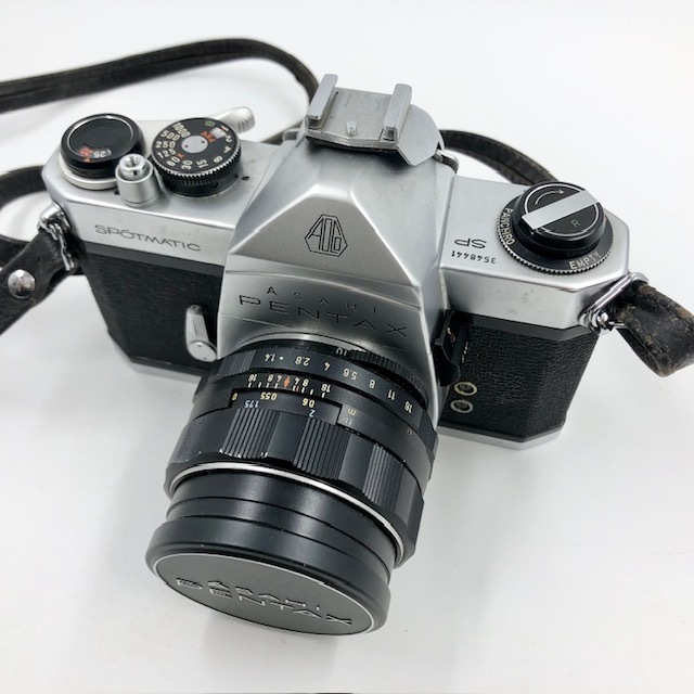 C927 ASAHI PENTAX アサヒ ペンタックス SPOTMATIC フィルムカメラ 動作未確認 レンズ ケースセットの画像5