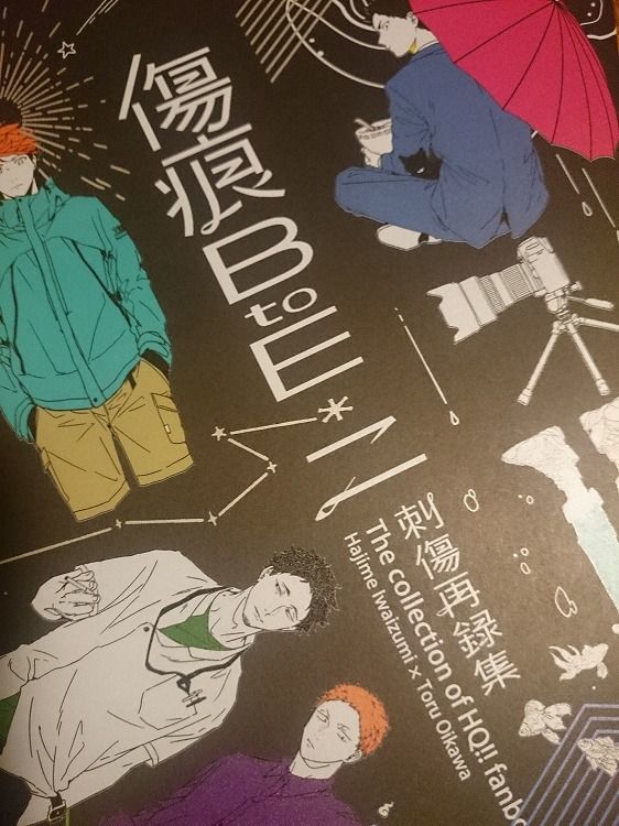 ハイキュー!! 同人誌 刺傷/ぐさり 岩及 再録集 傷痕 BtoE 2_画像1