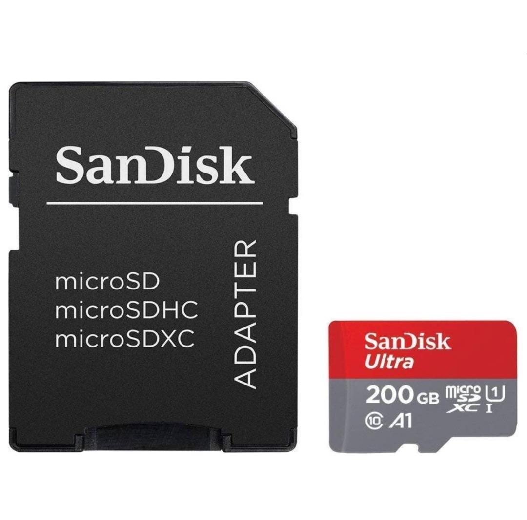 新品 未使用品 !! SanDisk Ultra microSDXC 200GB アダプター付属 サンディスク ウルトラ の画像2