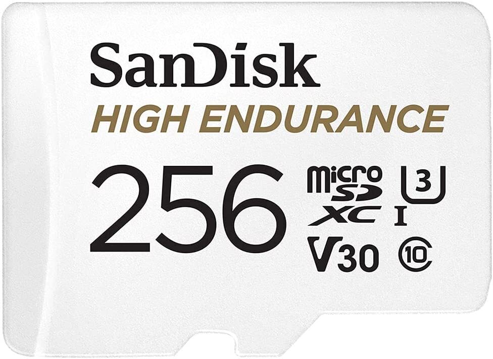 新品 未使用品 !! SanDisk HiGH Endurance microSDXC 256GB アダプター付属 サンディスク ハイエンデュランス 