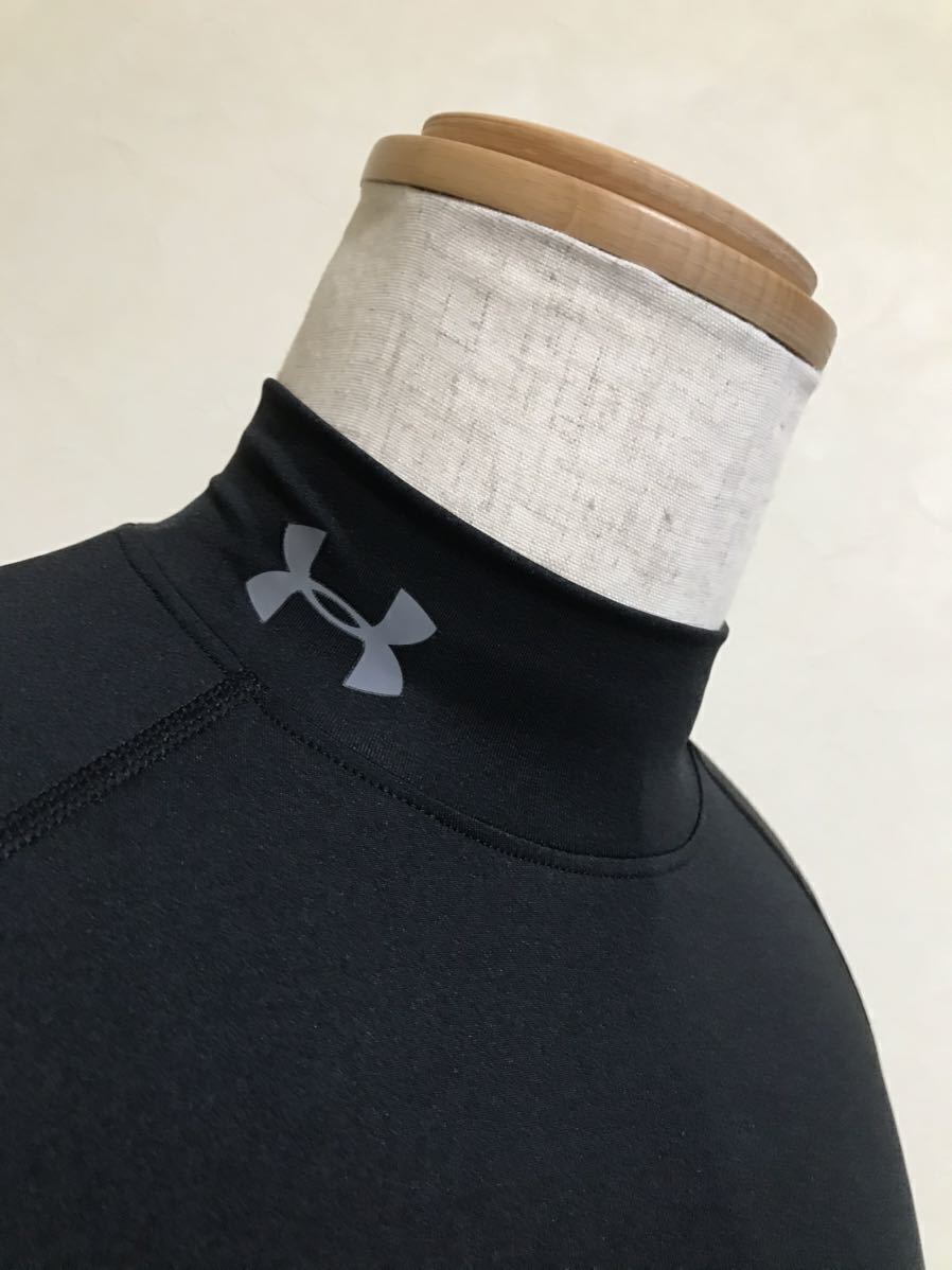 【新品】 UNDER ARMOUR HG COMPRESSION アンダーアーマー ヒートギア コンプレッション インナーウェア トップス サイズMD 長袖 黒_画像10