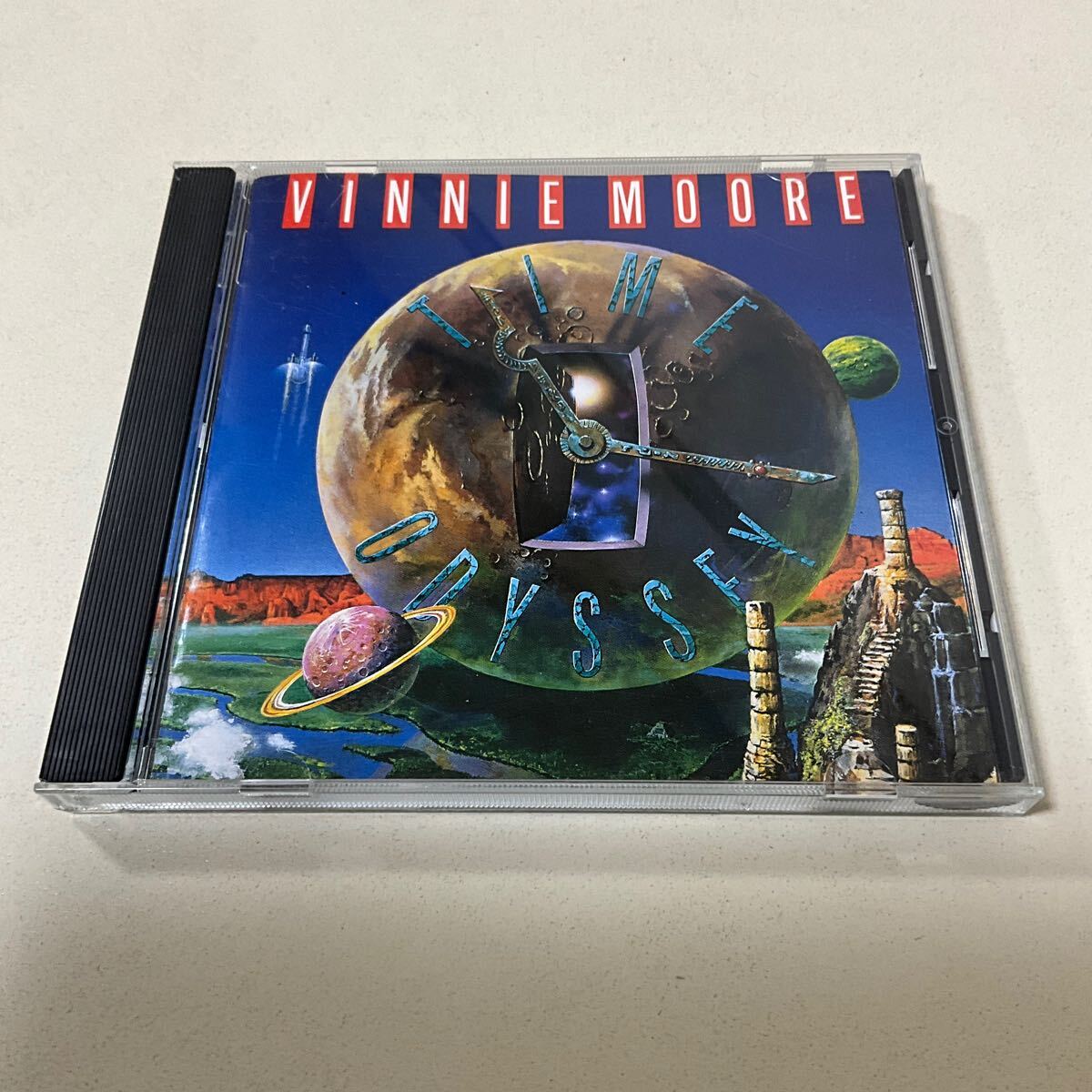 USメタル 国内盤 VINNIE MOORE ヴィニー・ムーア タイム・オデッセイ/UFO_画像1