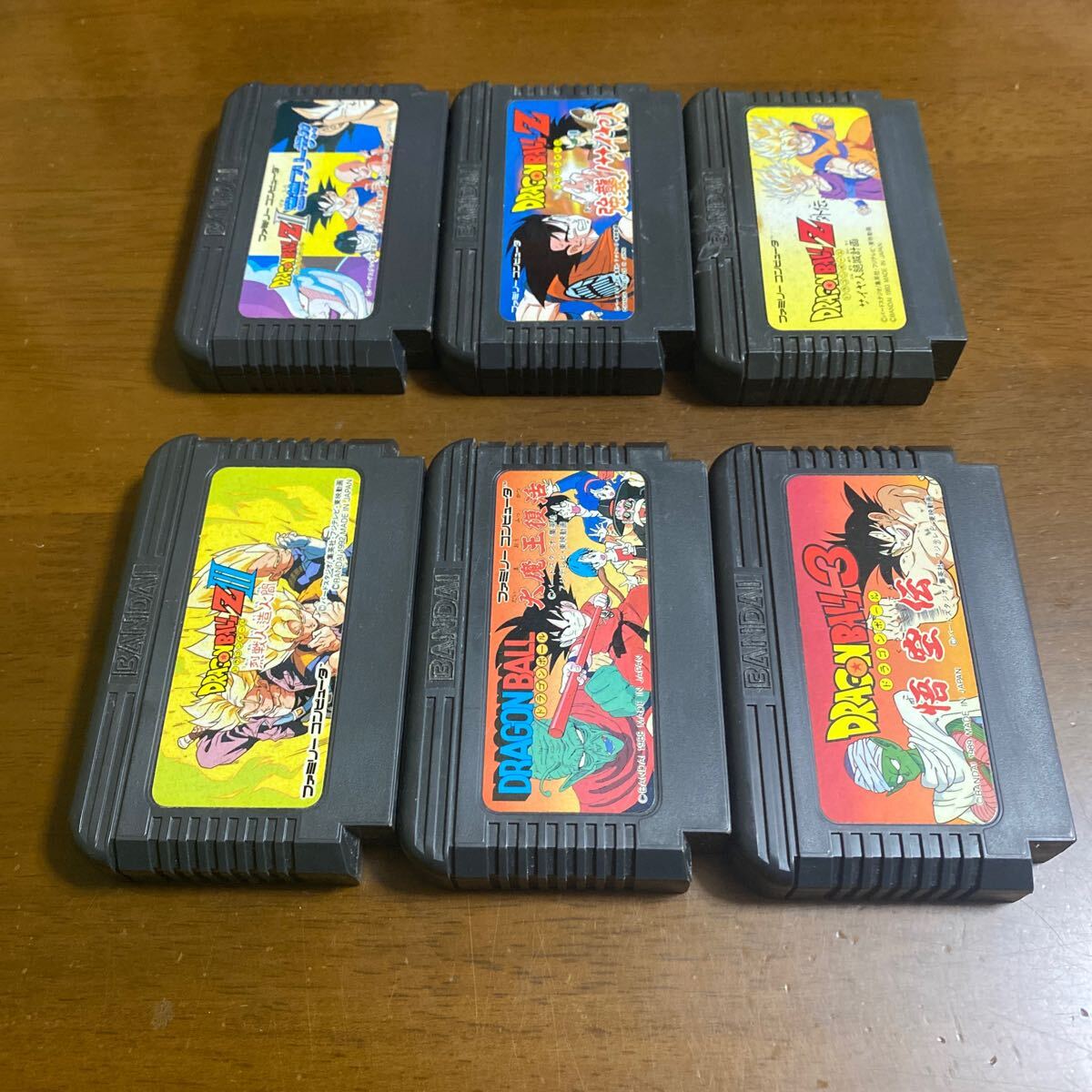  Famicom soft Dragon Ball 6 pcs set 