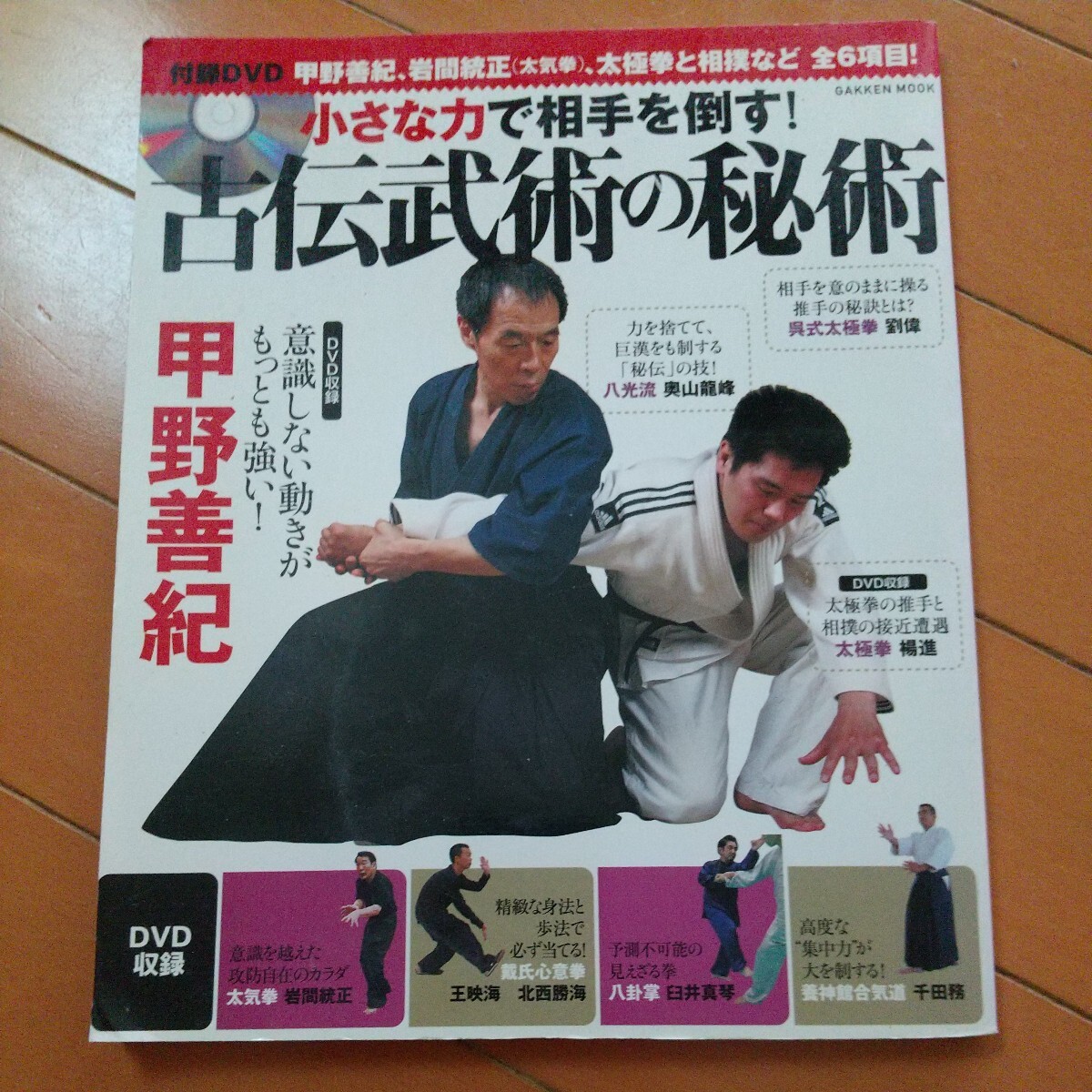 DVD付 古伝武術の秘術 心意六合拳 甲野善紀 八卦掌 古武道 武術 柔術 合気道 空手 整体 拳法 大東流 少林寺の画像1