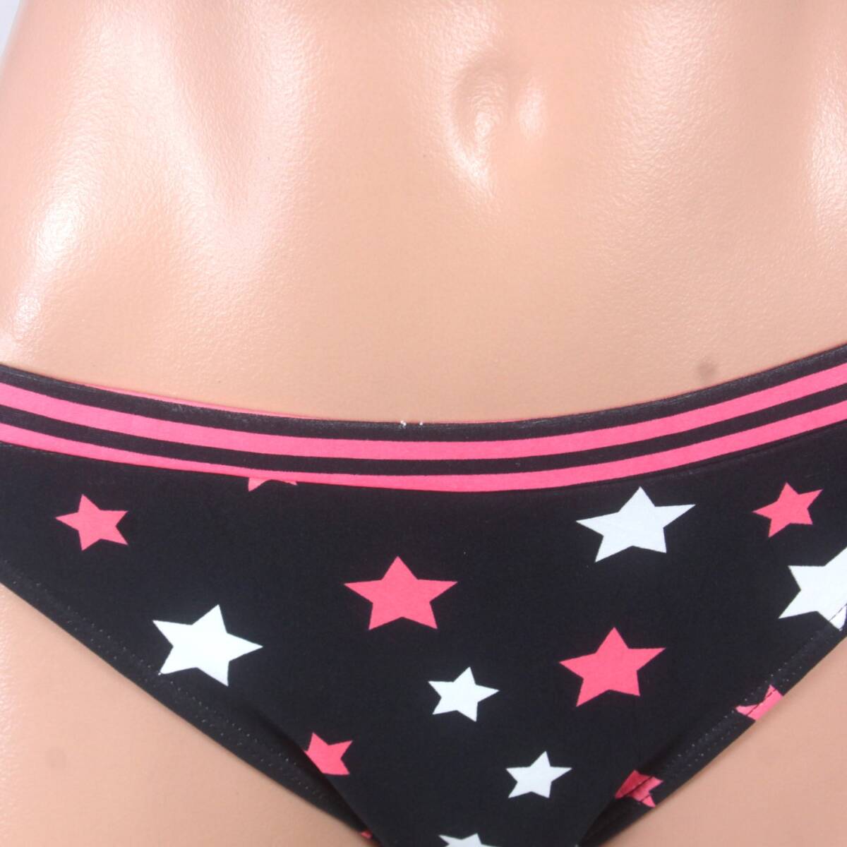 U8699★星柄 かわいい 水着 ボトム ビキニ ピンク 黒 パンツ レディース 9M スイムショーツ 水泳 スイミング プール ビーチ 海の画像4