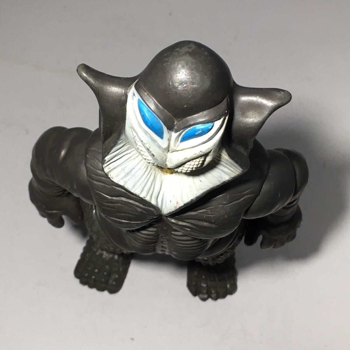 古い ソフビ 詳細不明 (検索 ブルマァク/限定復刻?/バンダイ メフィラス星人 ウルトラマン怪獣 怪獣ソフビ 人形 フィギュア _画像8