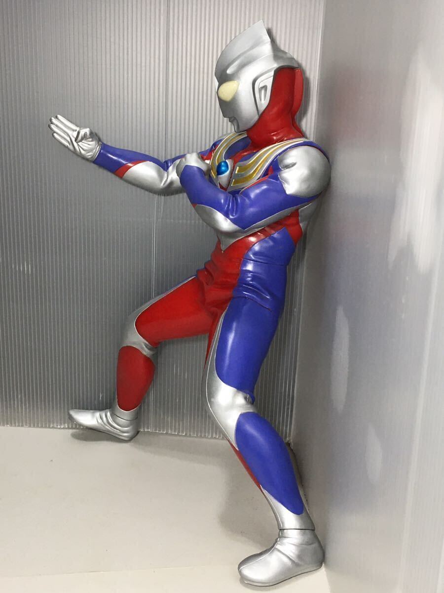 古い ソフビ 約35cm(検索 ウルトラマンティガ ? BP 非売品 バンプレスト? ウルトラマン 怪獣 ビッグサイズ フィギュア 円谷 2001年/当時物の画像3