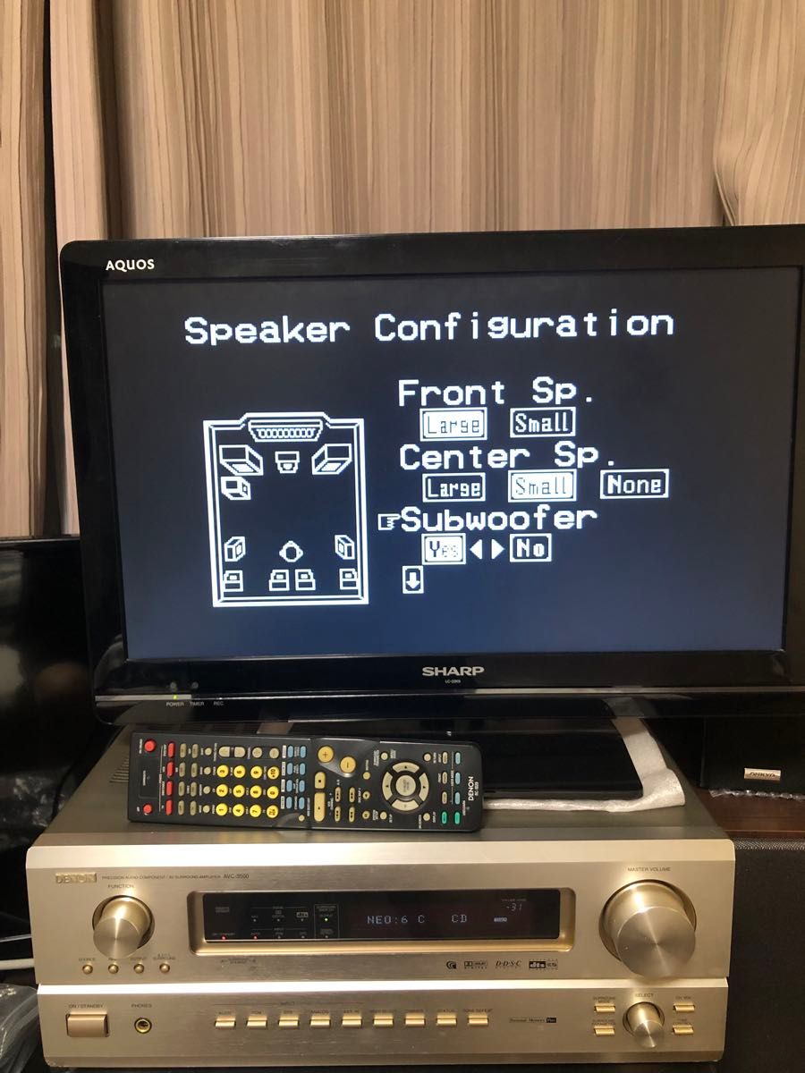 完動品】DENON 7 1ch AVC-3500 AVサラウンドアンプ コンパチ 完動品】DENON 7 1ch AVC-3500 AVサラウンドアンプ コンパチ